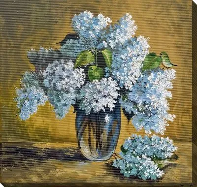 Картина маслом Сирень №114