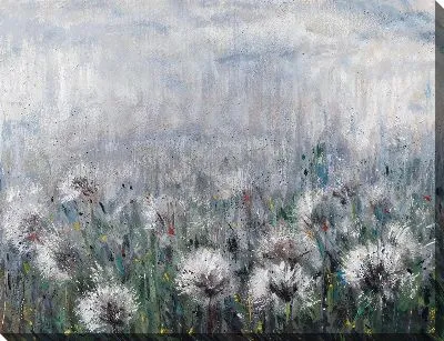 Картина маслом Одуванчики №52