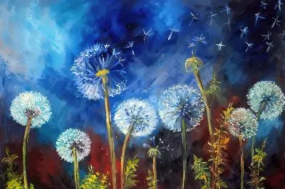 Плакат Одуванчики №621