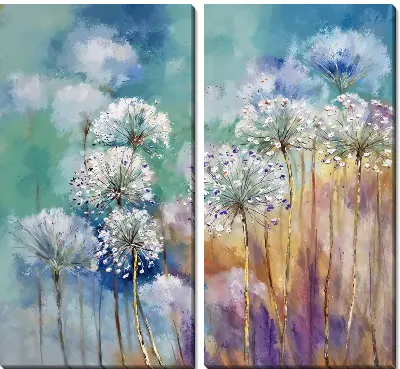 Модульная картина Одуванчики №631