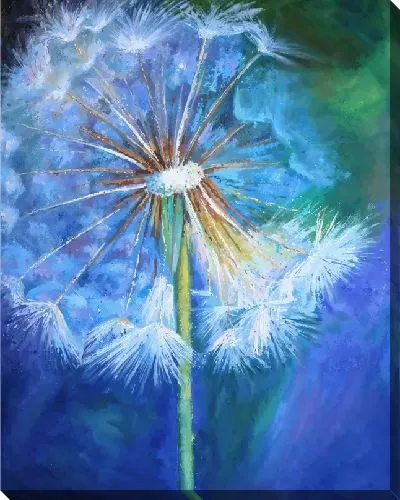 Картина маслом Одуванчики №641