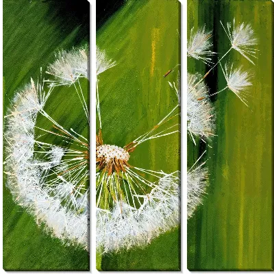 Модульная картина Одуванчики №731