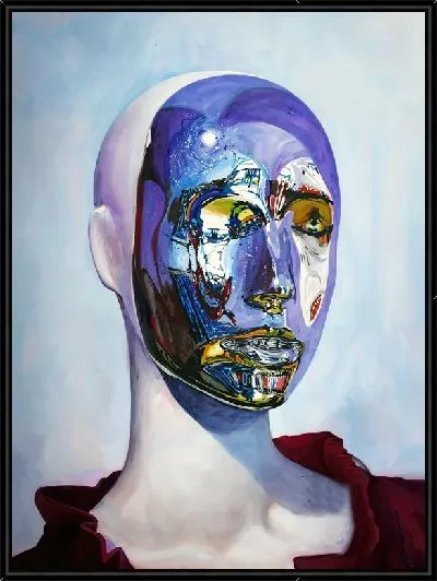 Картина Безликий синий