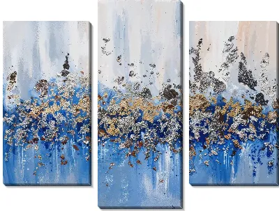 Голубая абстракция