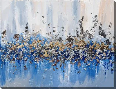 Постер Голубая абстракция