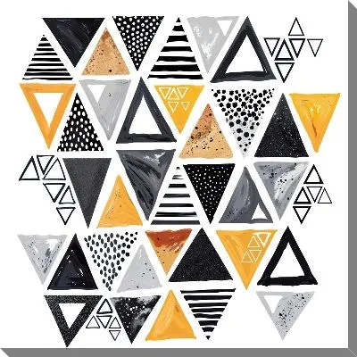 Картина маслом Скандинавские треугольники