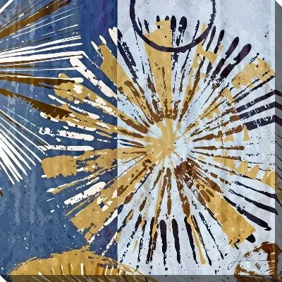 Картина маслом Одуванчик стилизованный