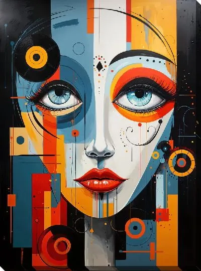 Картина маслом Арт лицо №1