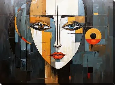 Картина маслом Арт лицо №6