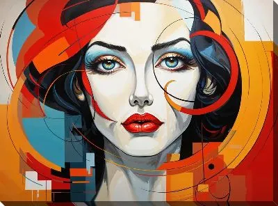 Картина маслом Арт лицо №7