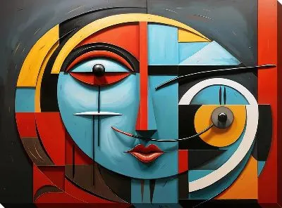 Картина маслом Арт лицо №8