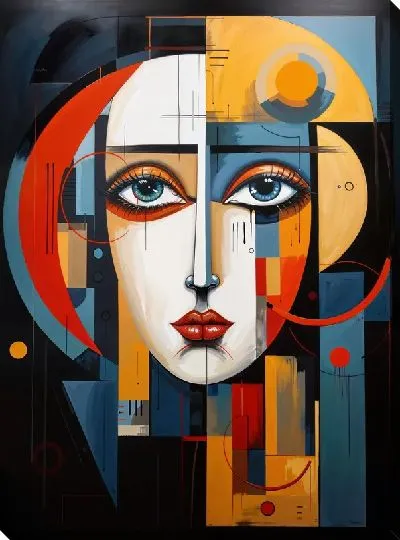 Картина маслом Арт лицо №9