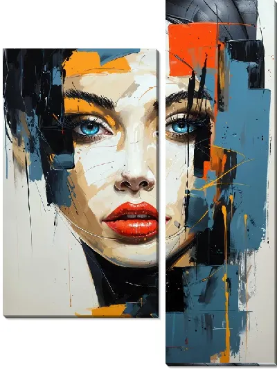 Модульная картина Арт лицо №14