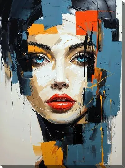 Постер Арт лицо №14