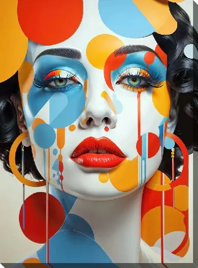 Картина маслом Арт лицо №15