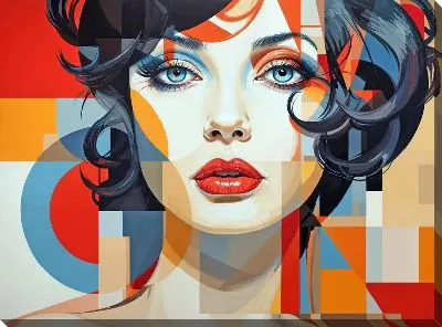 Картина маслом Арт лицо №16