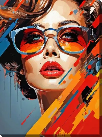 Картина маслом Арт лицо №17