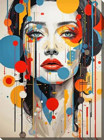 Картина маслом Арт лицо №23