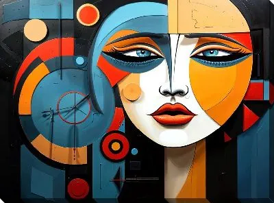 Картина маслом Арт лицо №24