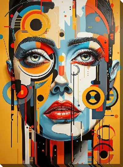 Картина маслом Арт лицо №26