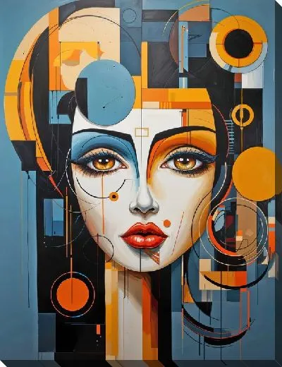 Картина маслом Арт лицо №27