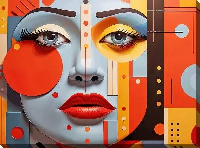 Картина маслом Арт лицо №28