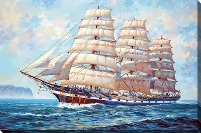 Картина маслом Парусник №207