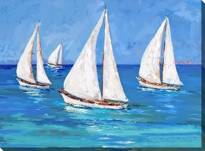 Картина маслом Парусник №208