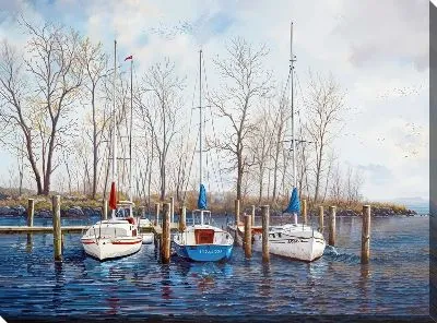 Картина маслом Парусник №209