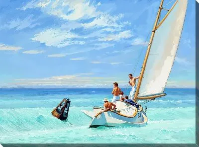 Картина маслом Парусник №210