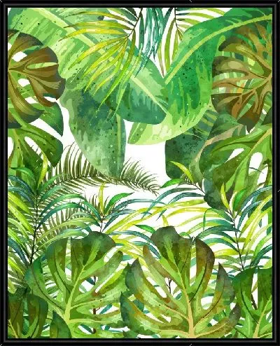 Картина Тропические листья монстеры №42