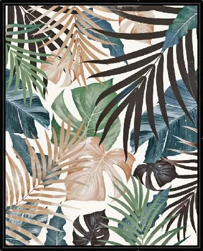 Картина Тропические листья монстеры №44