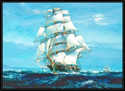Картина Парусник №300