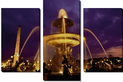 Модульная картина Фонтан №2