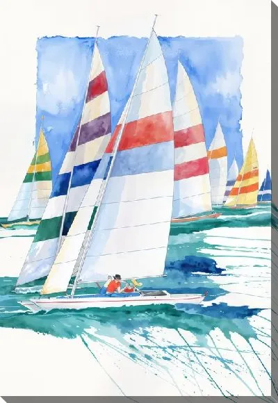 Картина маслом Парусник №3111