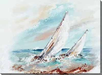 Картина маслом Парусник №312