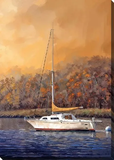 Картина маслом Парусник №315