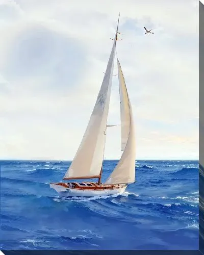 Картина маслом Парусник №318
