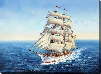 Картина маслом Парусник №352