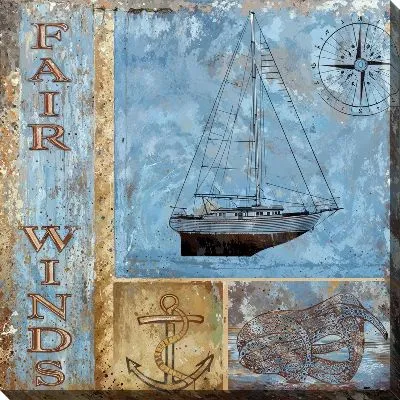 Картина маслом Парусник №357