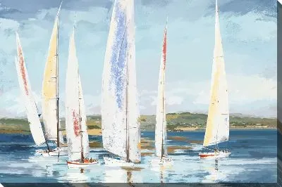 Картина маслом Парусники №359