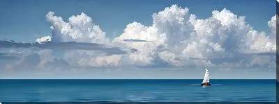 Картина маслом Парусник №363