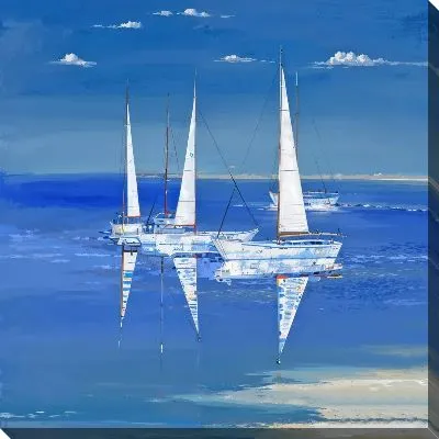 Картина маслом Парусник №366