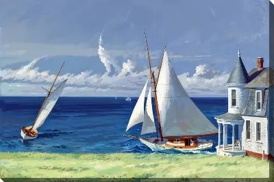 Картина маслом Парусник №369