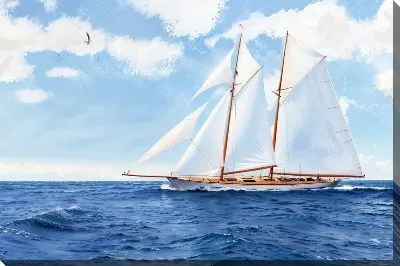 Картина маслом Парусник №376