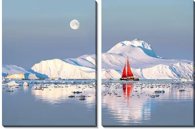 Парусник во льдах