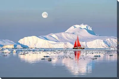 Парусник во льдах