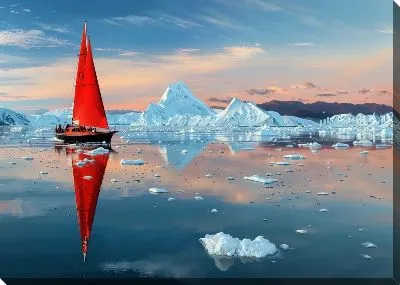 Картина маслом Парусник №389