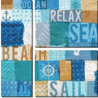 Модульная картина Морская коллекция №4