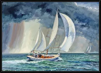 Картина Парусник №394